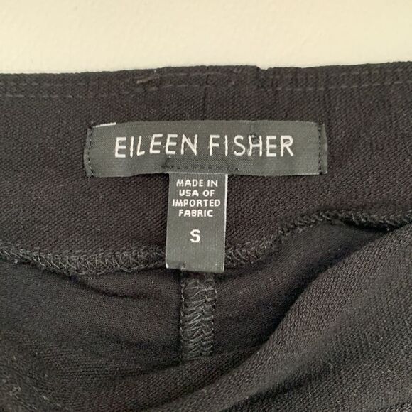 Eileen Fisher Women Black Pull-One Pants. Size S - Picture 2 of 6